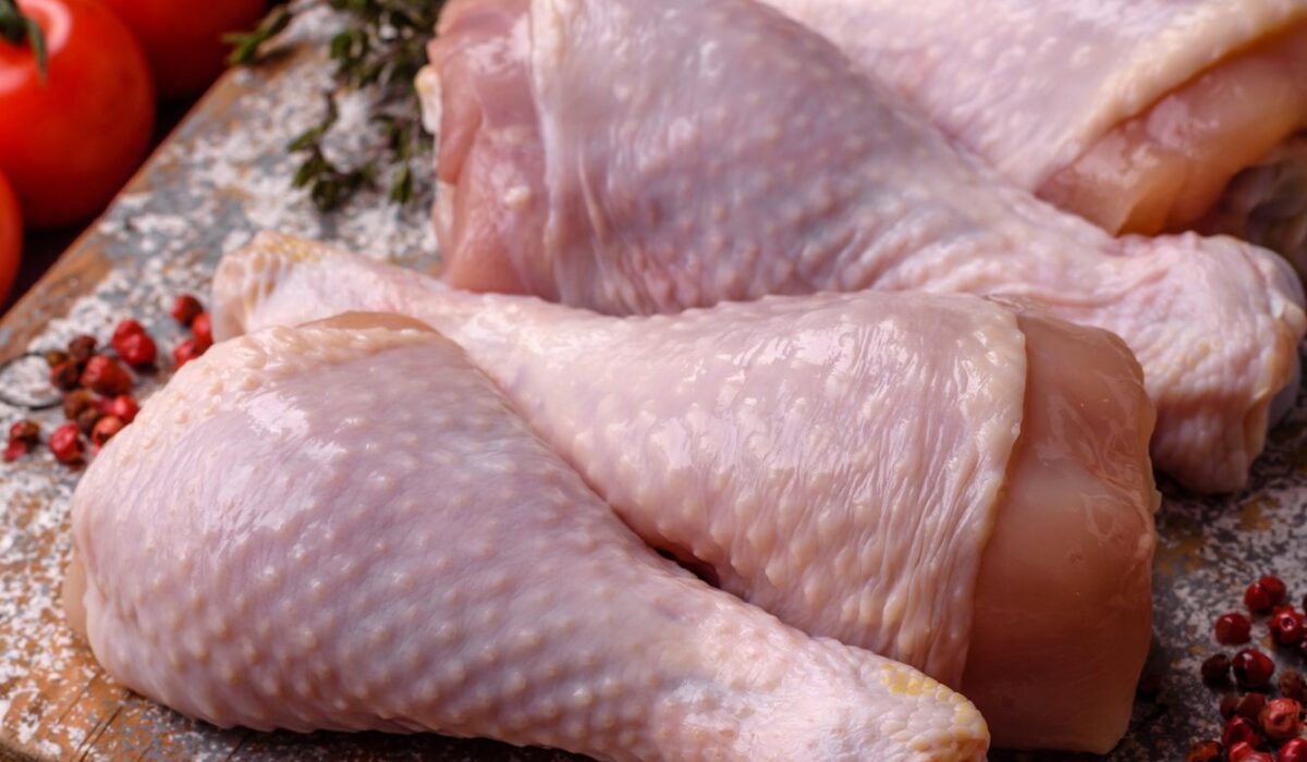 Raw chicken legs poultry meat for grilling or barbecue Chicken legs